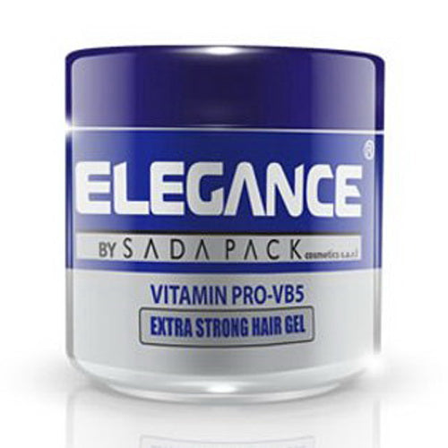 Elegance by Sada Pack Extra Strong Hair Gel with Vitamin Pro VB5, 8.8 Oz